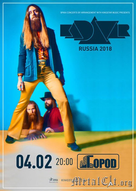 2018.02.04 – KADAVAR – Москва, Клуб Город 2018.02.04 – KADAVAR – Москва, Клуб Город