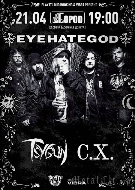 2018.04.21 – Eyehategod – Москва, Клуб Город 2018.04.21 – Eyehategod – Москва, Клуб Город